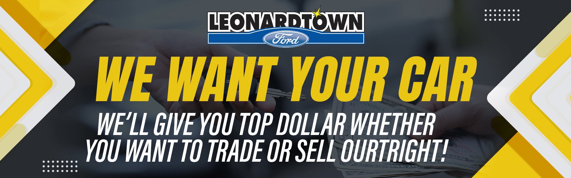 We Want Your Car!